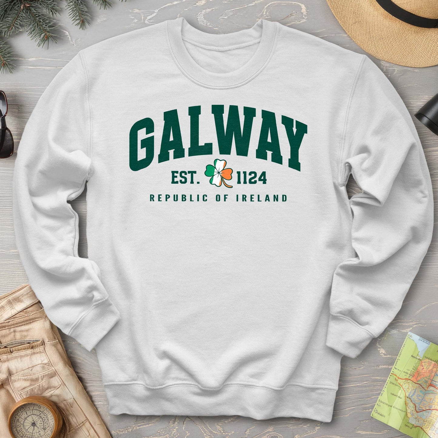 Galway Varsity Flag Sweatshirt
