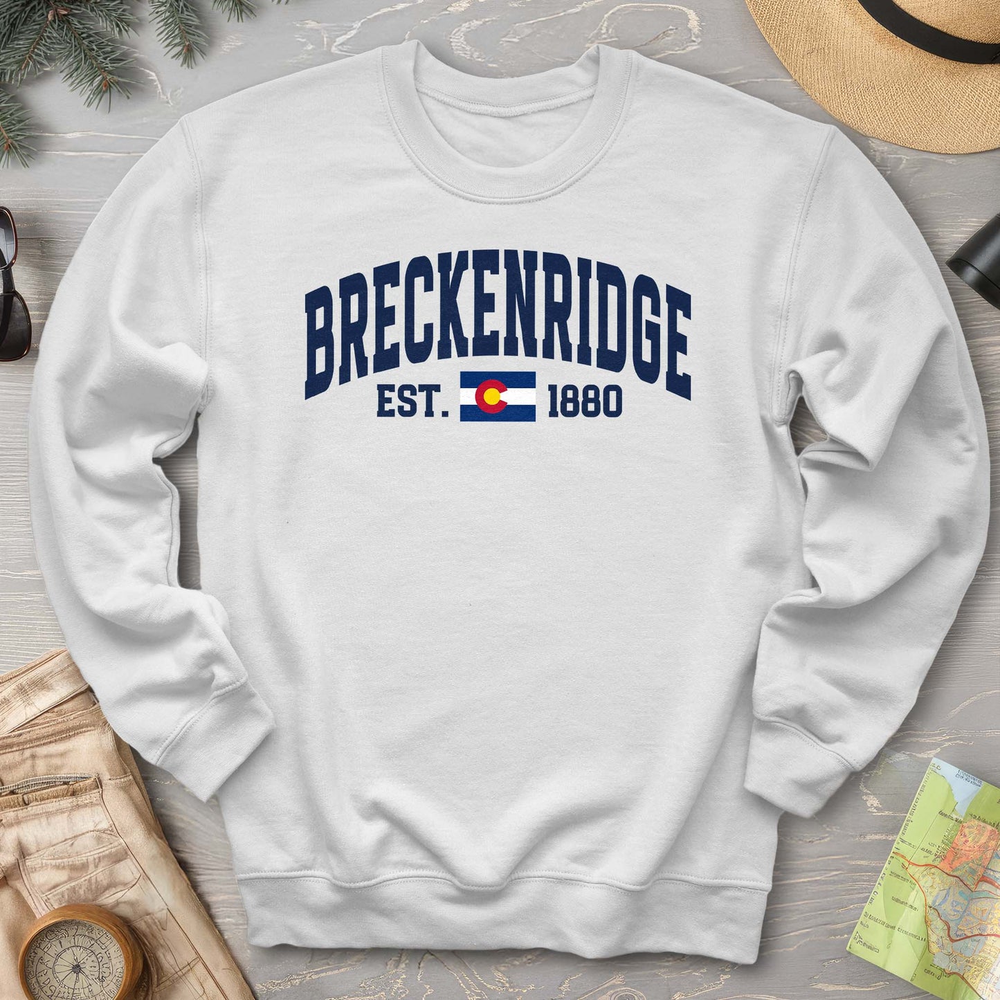 Breckenridge Colorado Varsity Sweatshirt