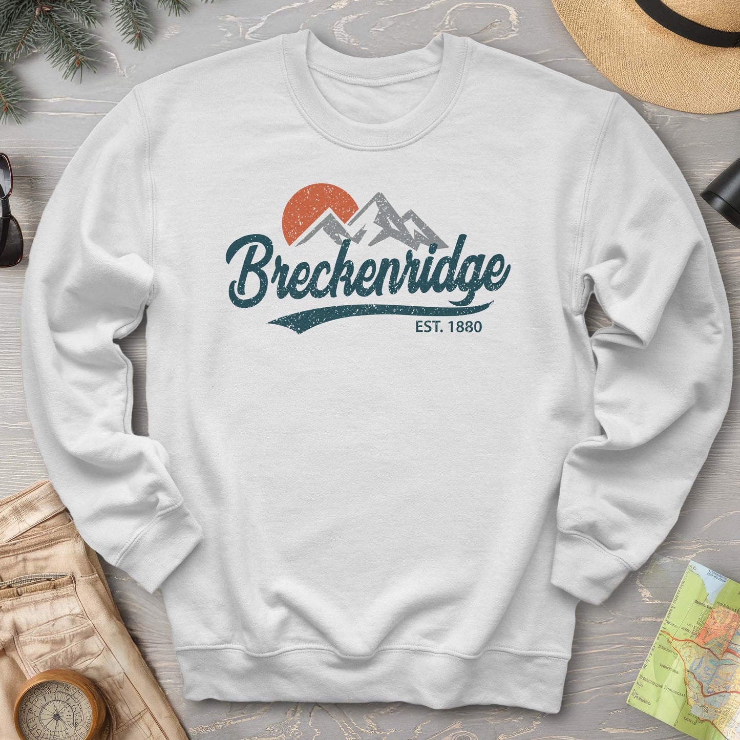 Breckenridge Vintage Script Sweatshirt