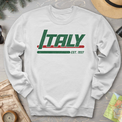Italy Retro Stripe Sweatshirt