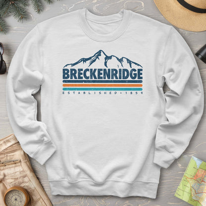 Breckenridge Retro Stripe Sweatshirt