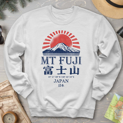 Mount Fuji Rising Sun Sweatshirt