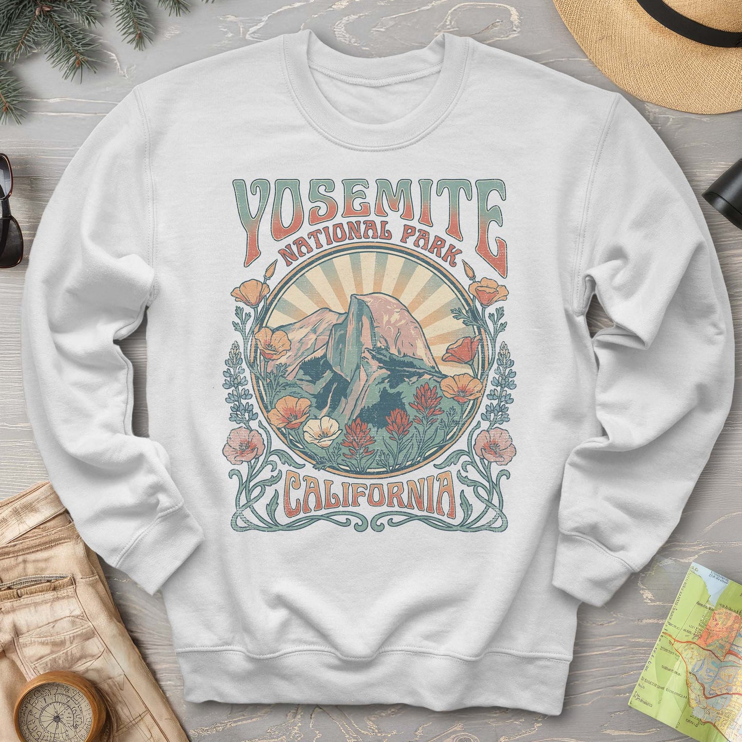 Yosemite Flower Power Sweatshirt