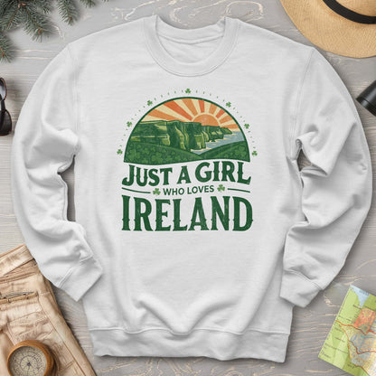 Just a Girl Who Loves Ireland Sweatshirt