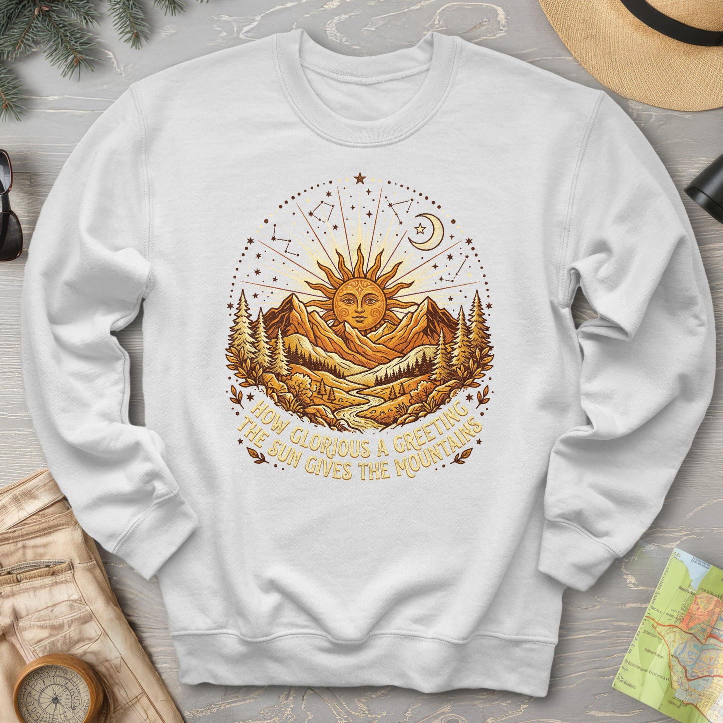 Glorious Greeting John Muir Sweatshirt