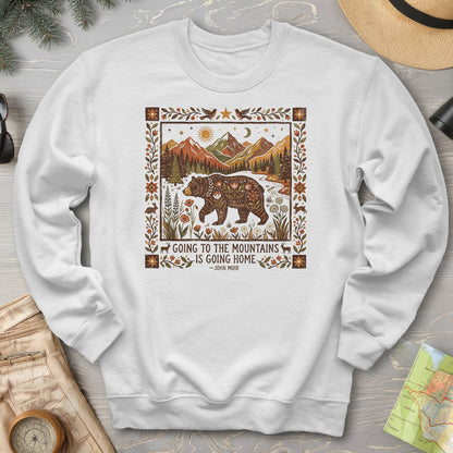 Going Home John Muir Sweatshirt