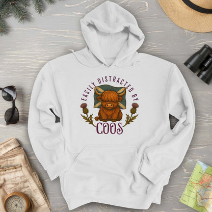 Easily Distracted By Coos Hoodie