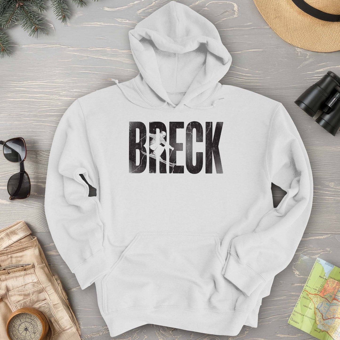 BRECK Skier Hoodie