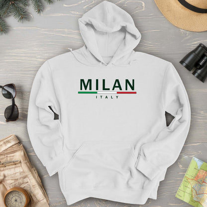 Milan Italy Stripe Hoodie