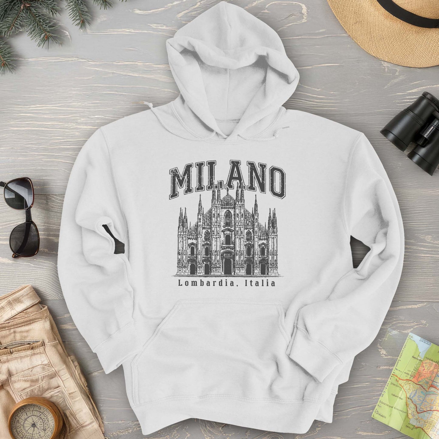 Duomo di Milano Varsity Hoodie