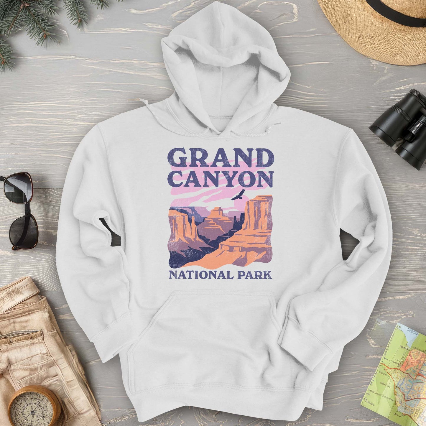Grand Canyon Pastels Hoodie