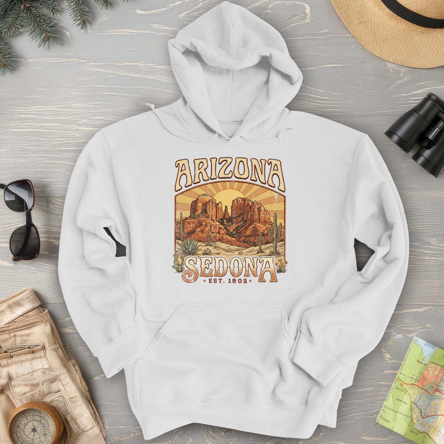 Sedona Arizona Sunset Hoodie