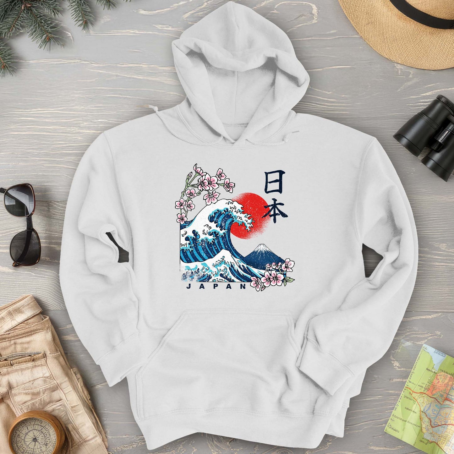 Japan Wave Hoodie