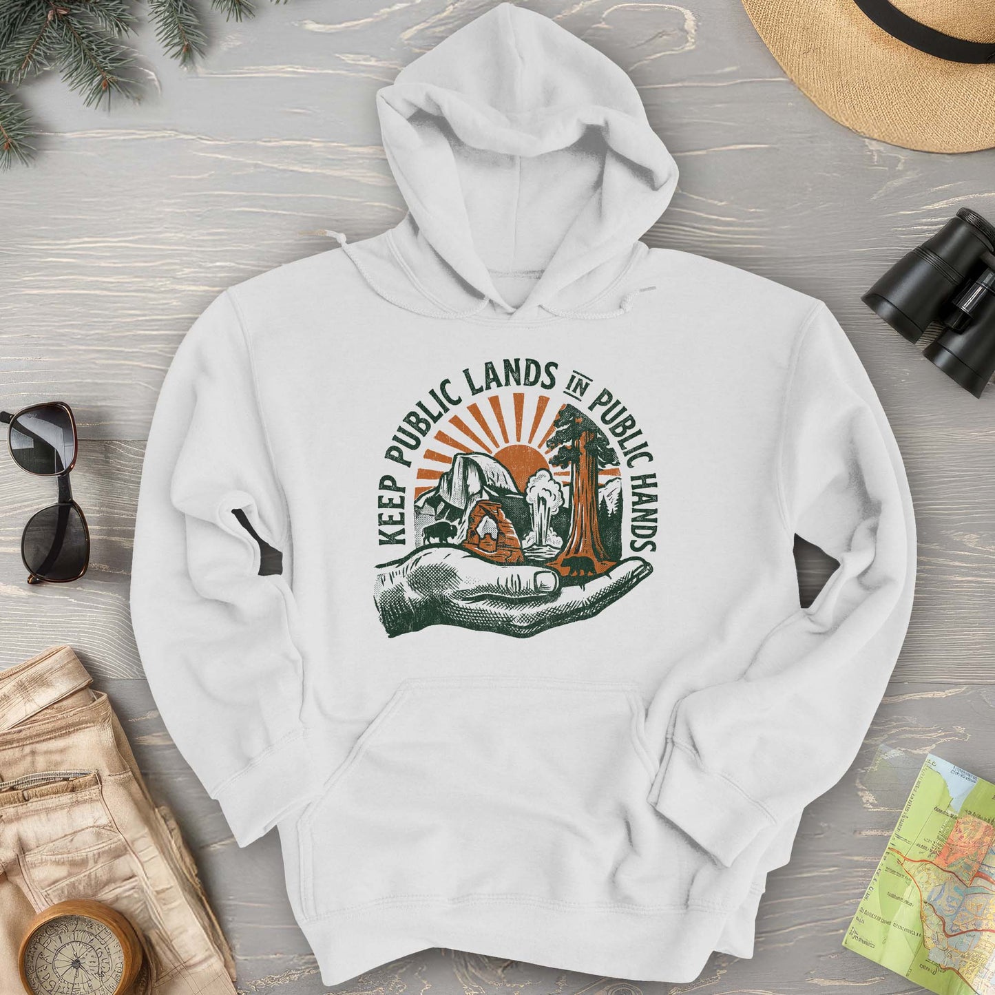Public Lands Public Hands V1 Hoodie