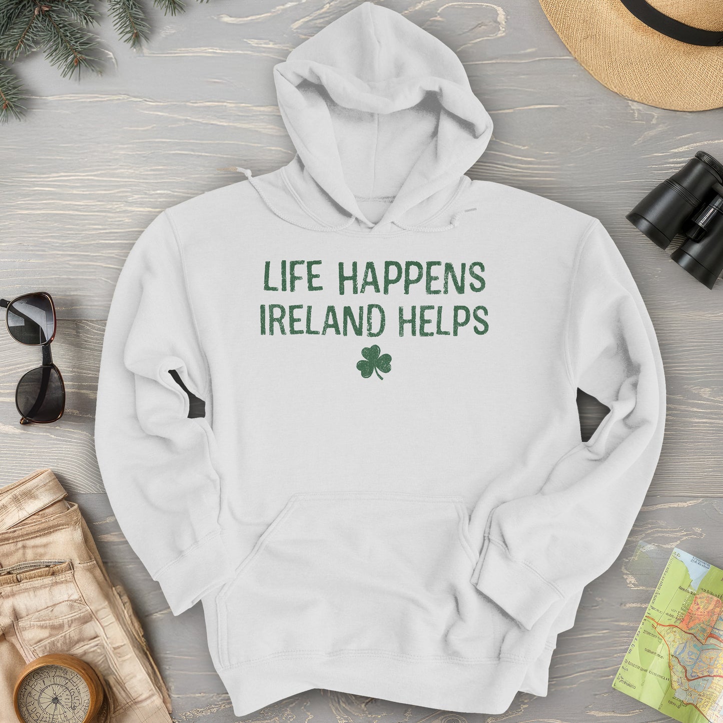 Life Happens Ireland Hoodie