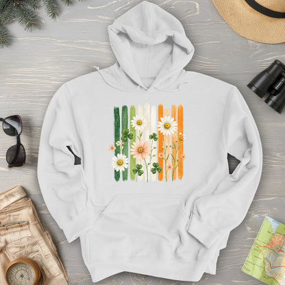 Irish Flower Stripes Hoodie