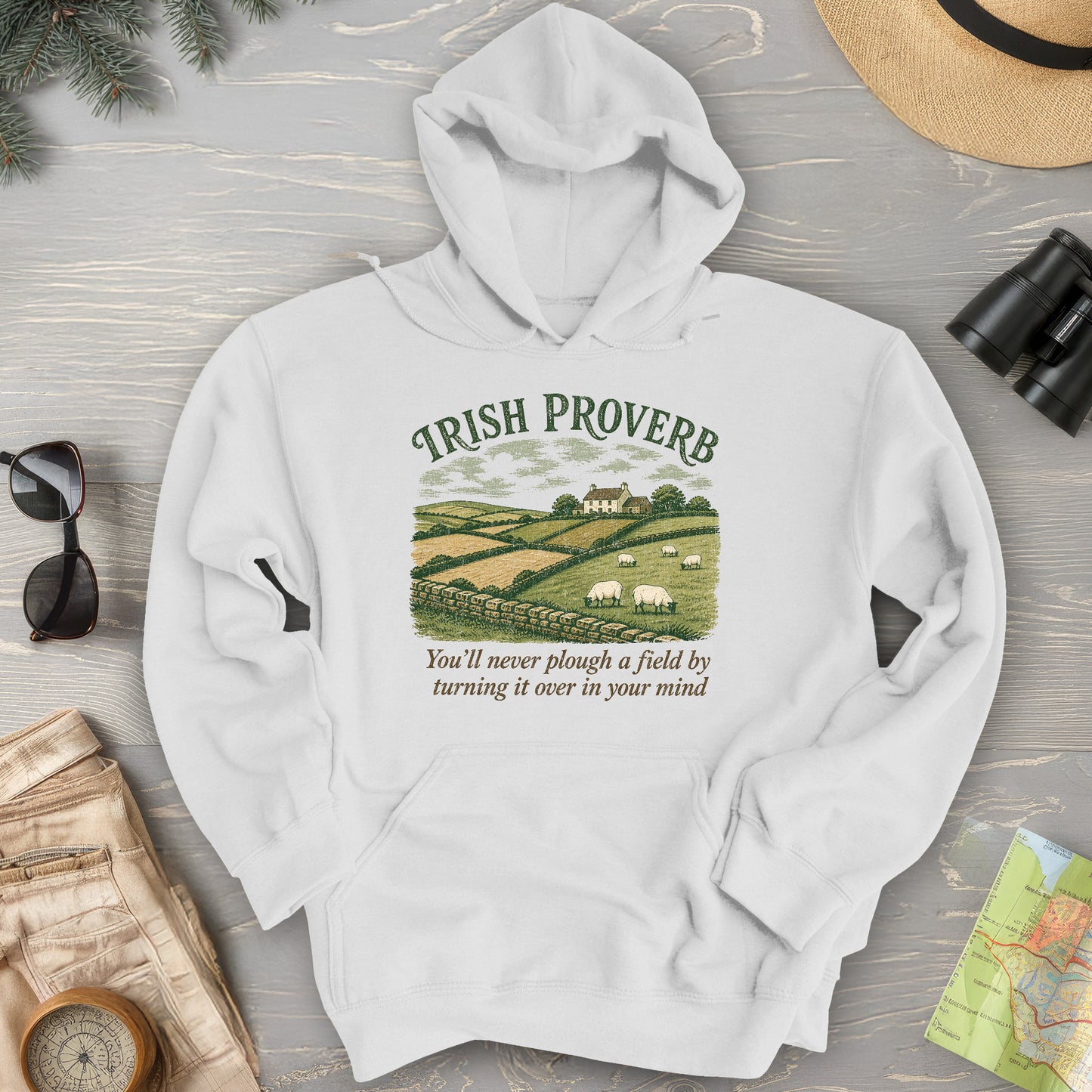 Plough Proverb Hoodie