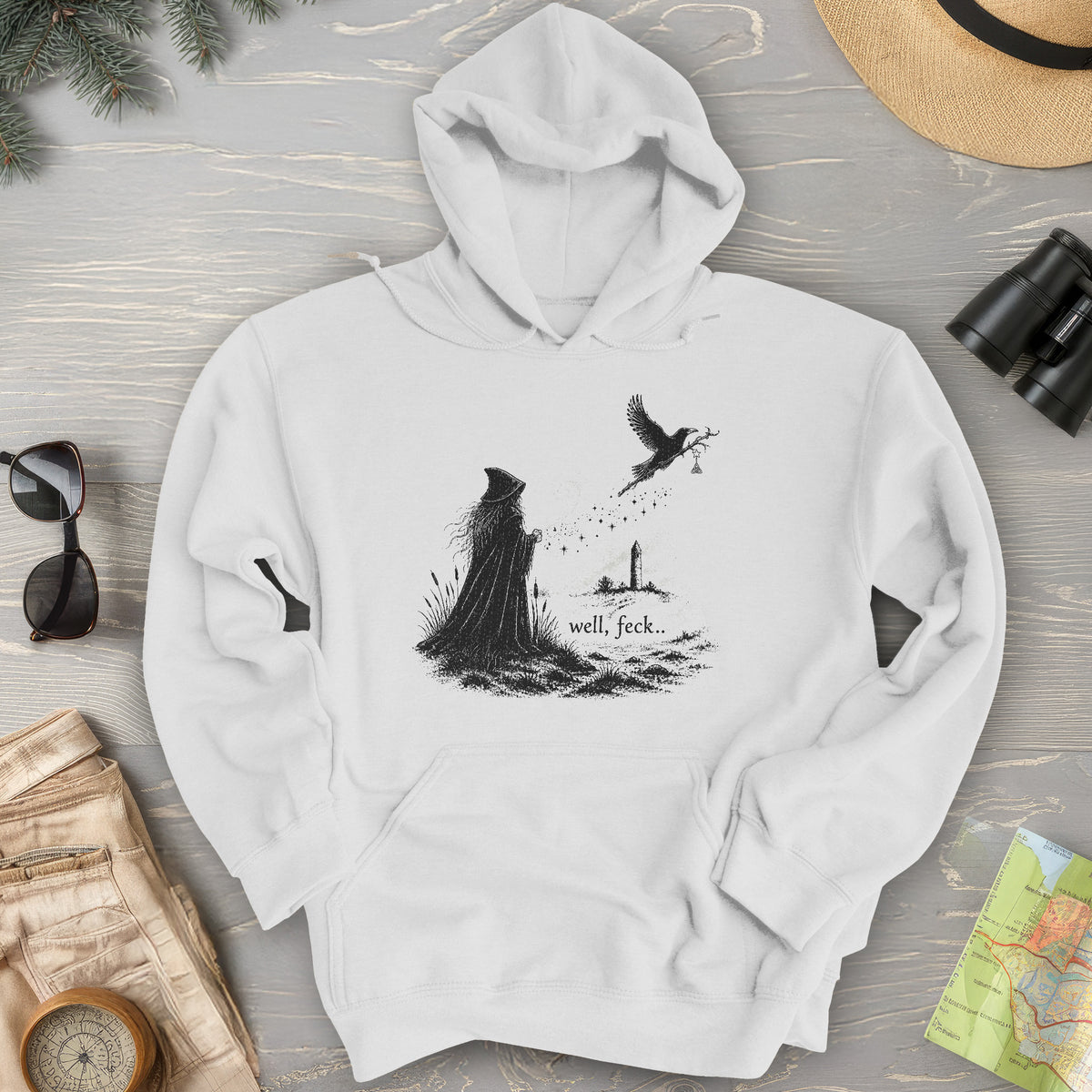 Well Feck Druid Hoodie