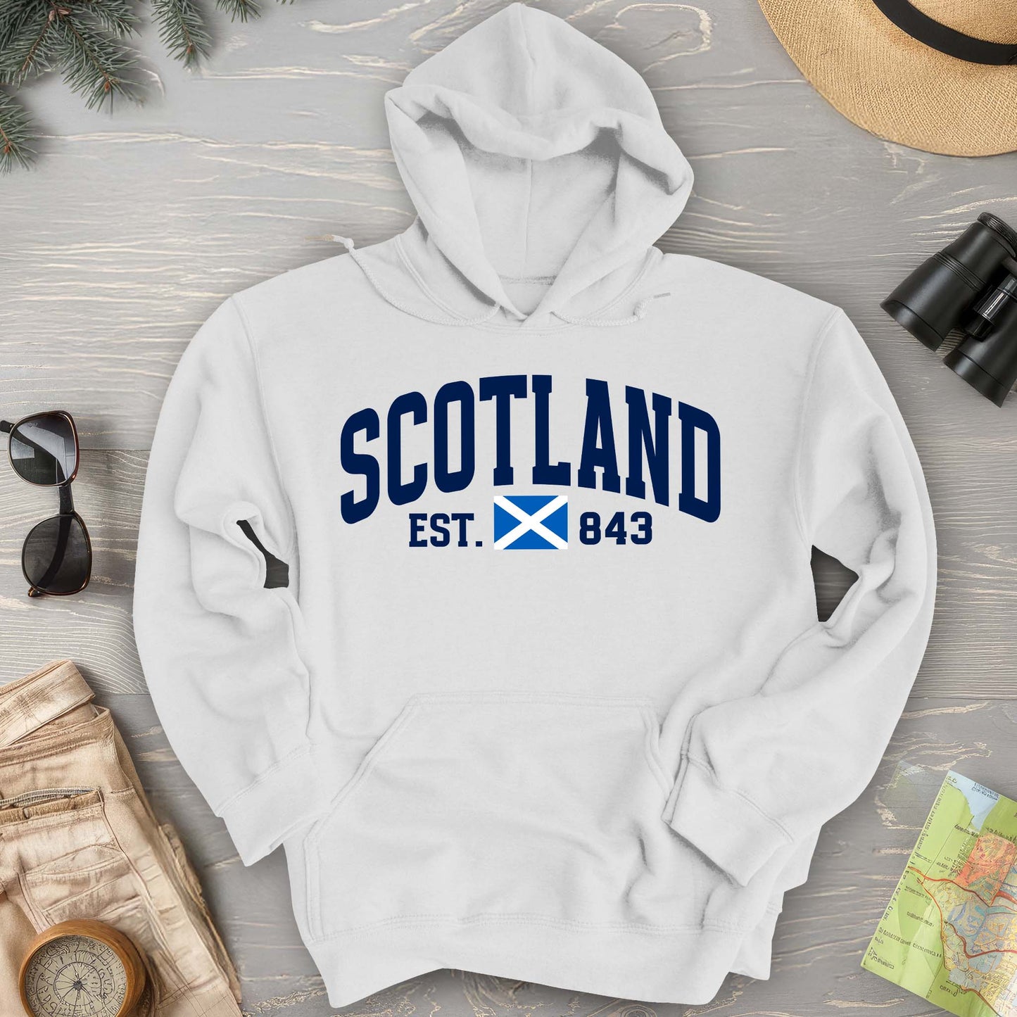Scotland Varsity Flag Hoodie