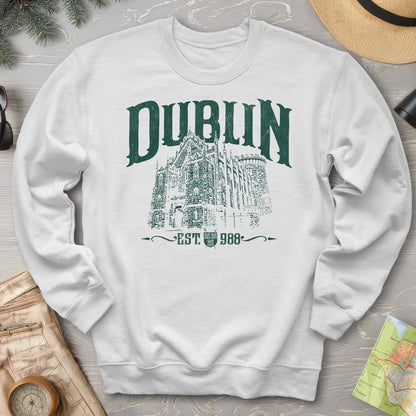 Dublin Ireland Castle Crewneck Sweatshirt