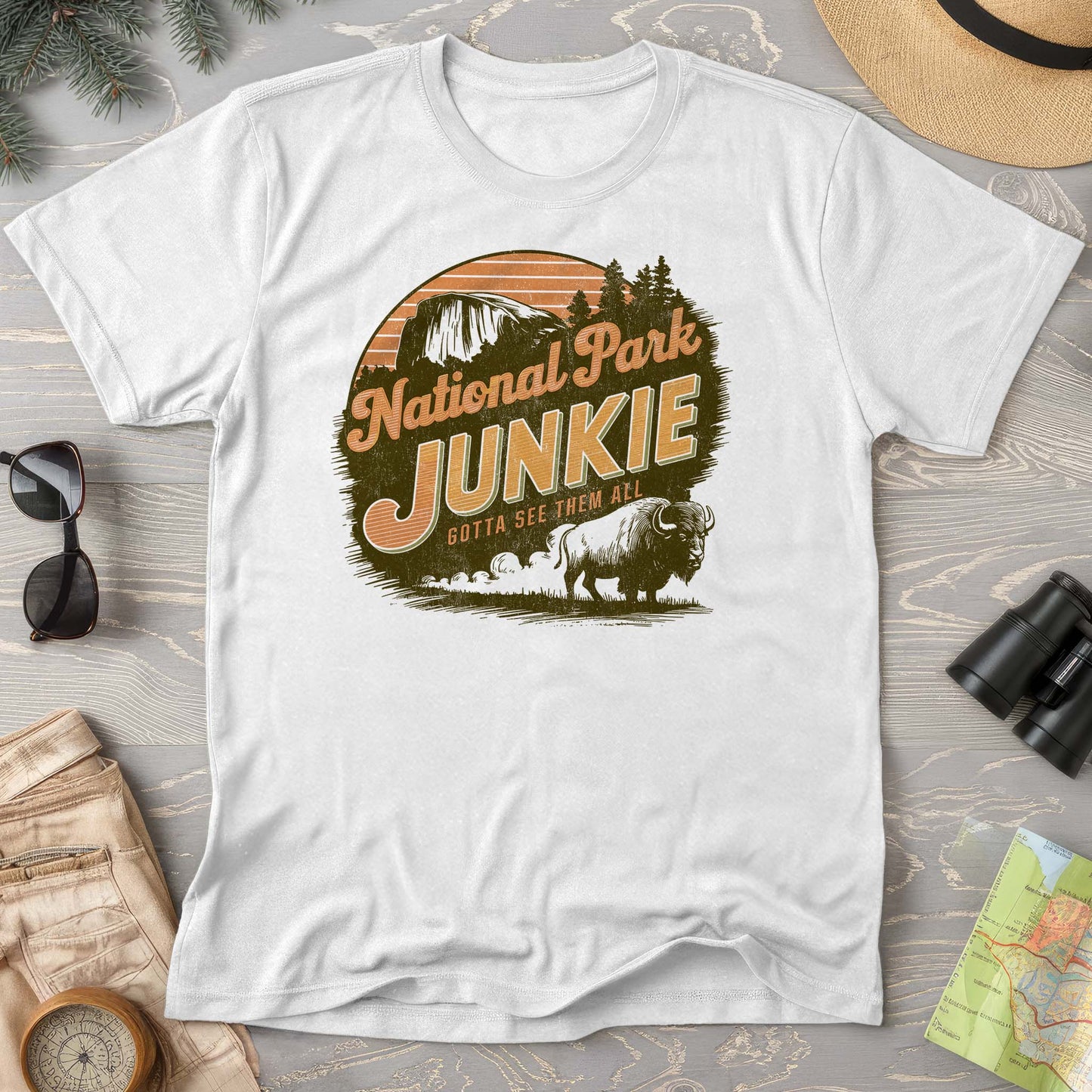 National Park "Junkie" Comfort Colors T-Shirt