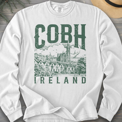 Cobh Ireland Sketch Long Sleeve Shirt
