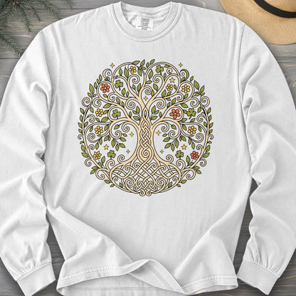 Celtic Tree of Life Long Sleeve Shirt