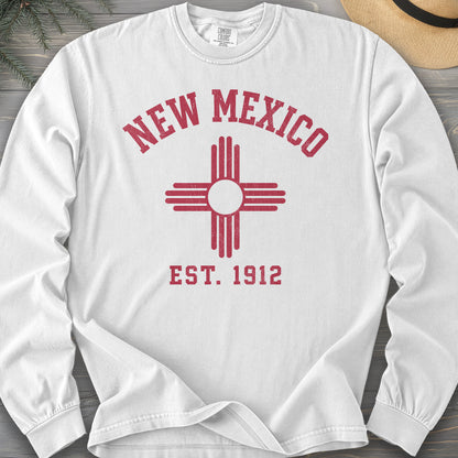 New Mexico Flag Comfort Colors 6014 Long Sleeve