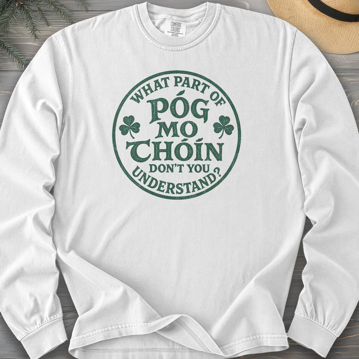 Pog Mo Thoin Badge Comfort Colors 6014 Long Sleeve