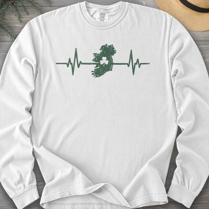 Ireland Heartbeat Comfort Colors 6014 Long Sleeve