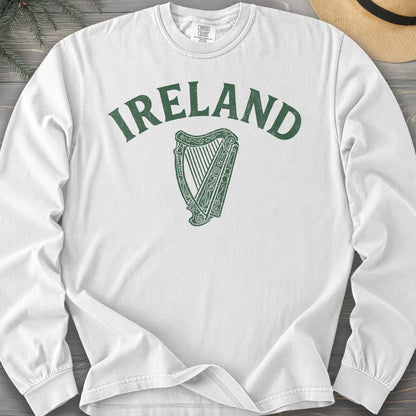 Ireland Vintage Harp Long Sleeve Shirt