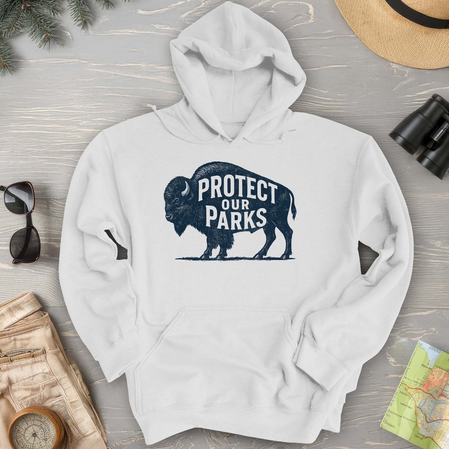 Protect Our Parks "Vintage Buffalo" Hoodie