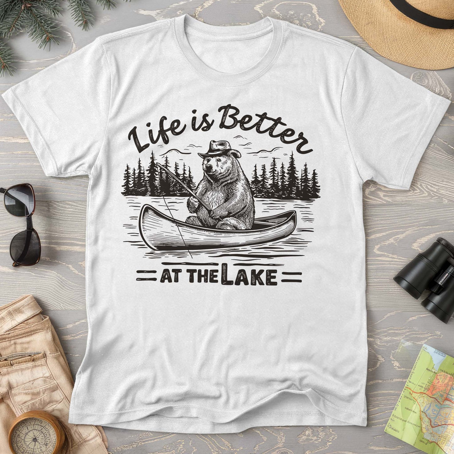 "Life is Better at the Lake" Comfort Colors T-Shirt
