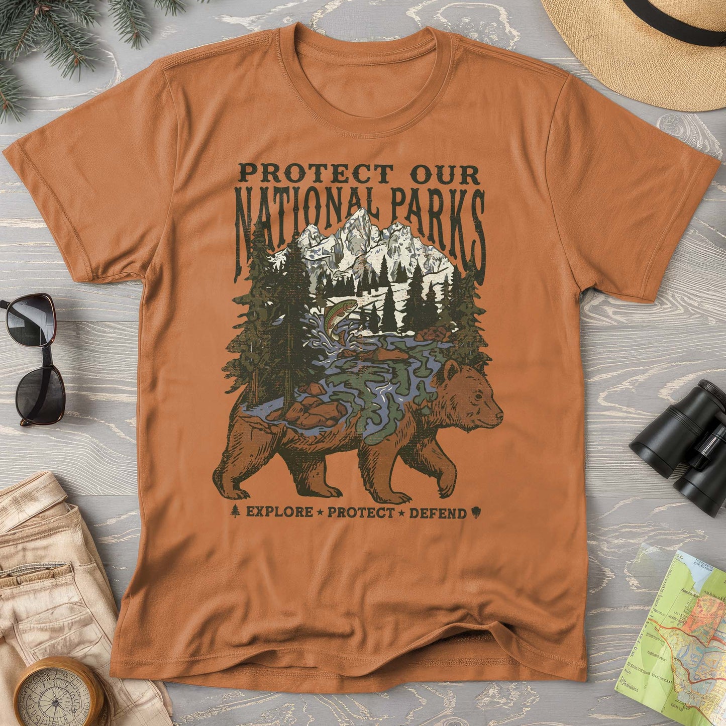 Protect Our Parks Bear T-Shirt