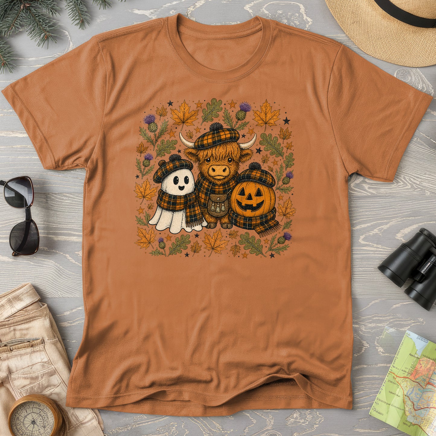 Autumn Plaid Trio T-Shirt
