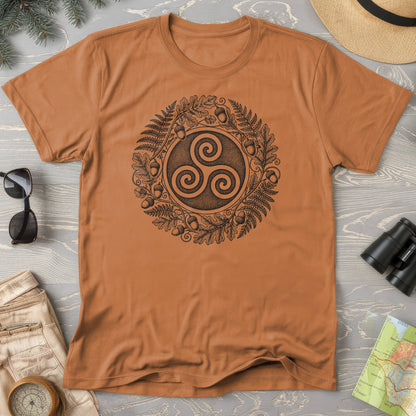 Autumn Triskele Wreath T-Shirt
