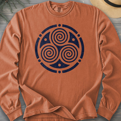Triskele Circle Comfort Colors 6014 Long Sleeve