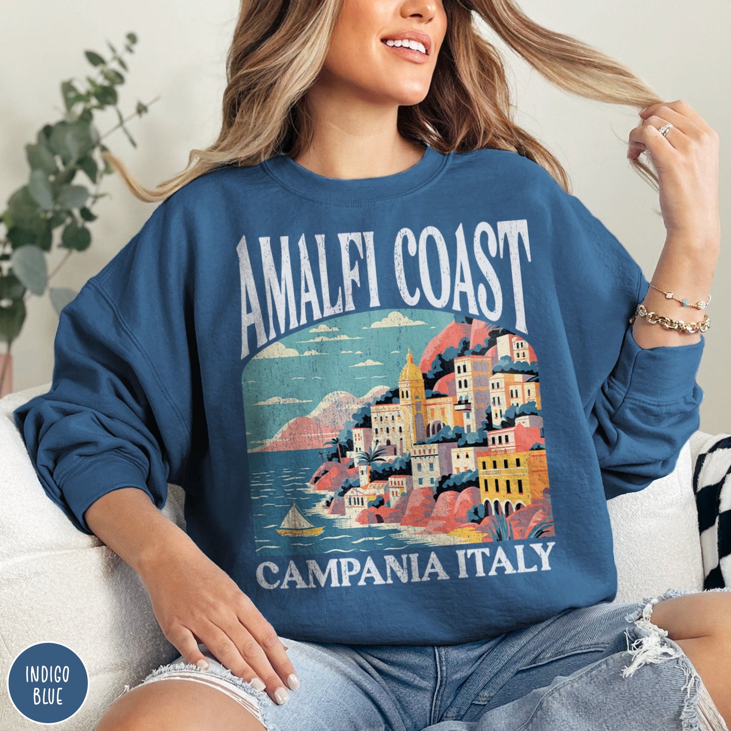 Bargain Bin Overstock! Amalfi Coast Italy "Big and Bold" Sweatshirt