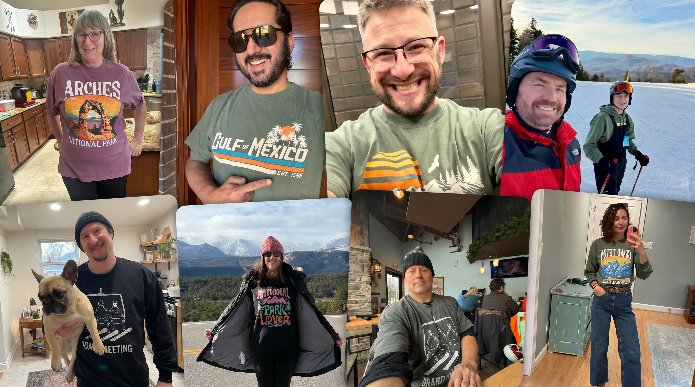 Happy Triangle Threads customers